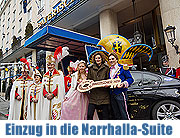 Faschingshochburg Hotel Bayerischer Hof. Einzug des Narrhalla Prinzenpaares 2014 (©Foto: Martin Schmitz)